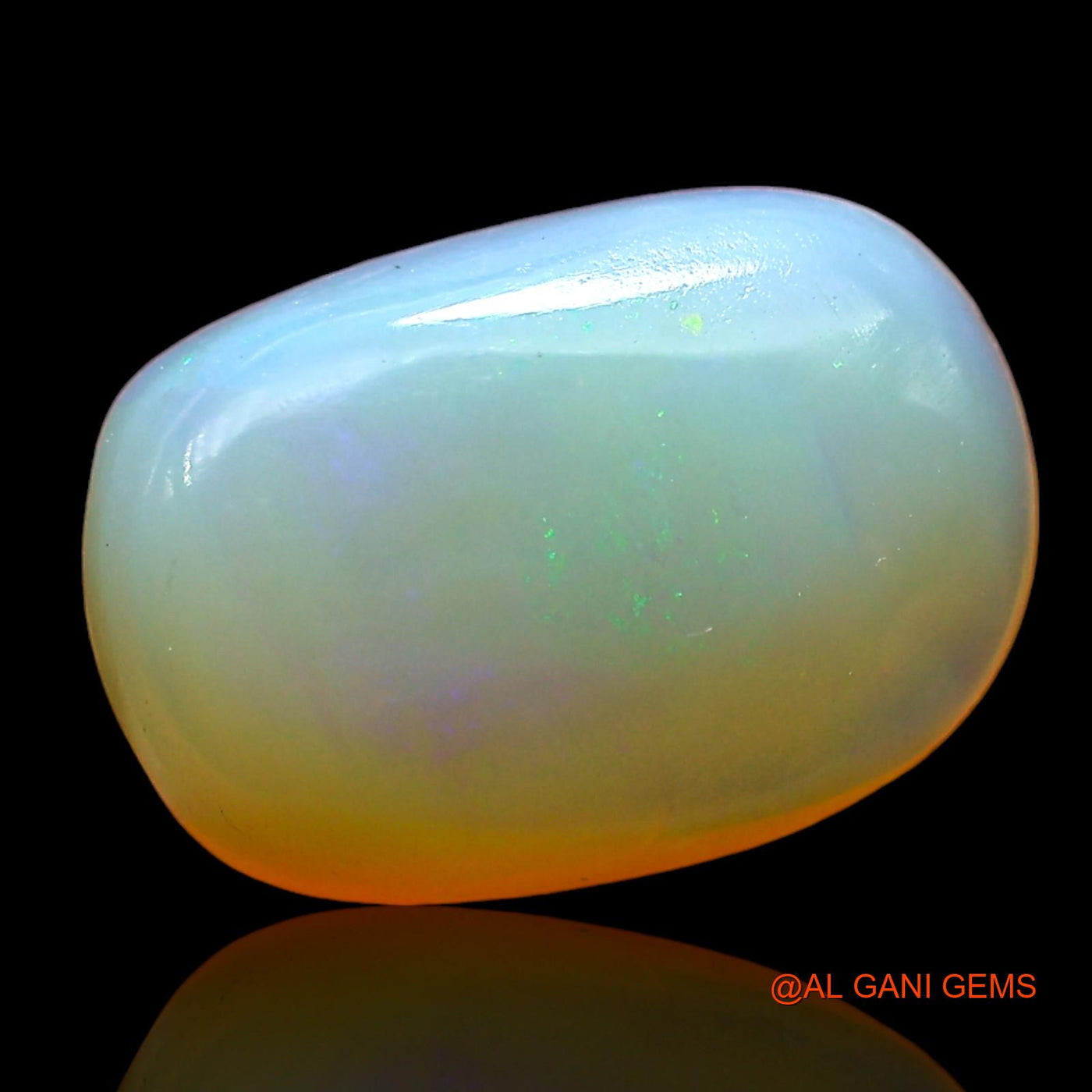2.00 Cts Natural Australian Fire Opal Oval Cabochon Loose Gemstone For Jewelry 12x8x3 mm AD-588