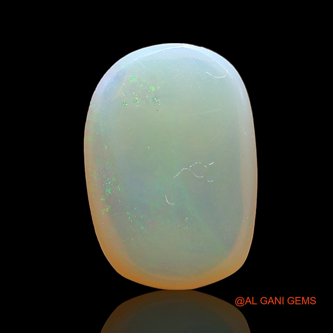 2.00 Cts Natural Australian Fire Opal Oval Cabochon Loose Gemstone For Jewelry 12x8x3 mm AD-588