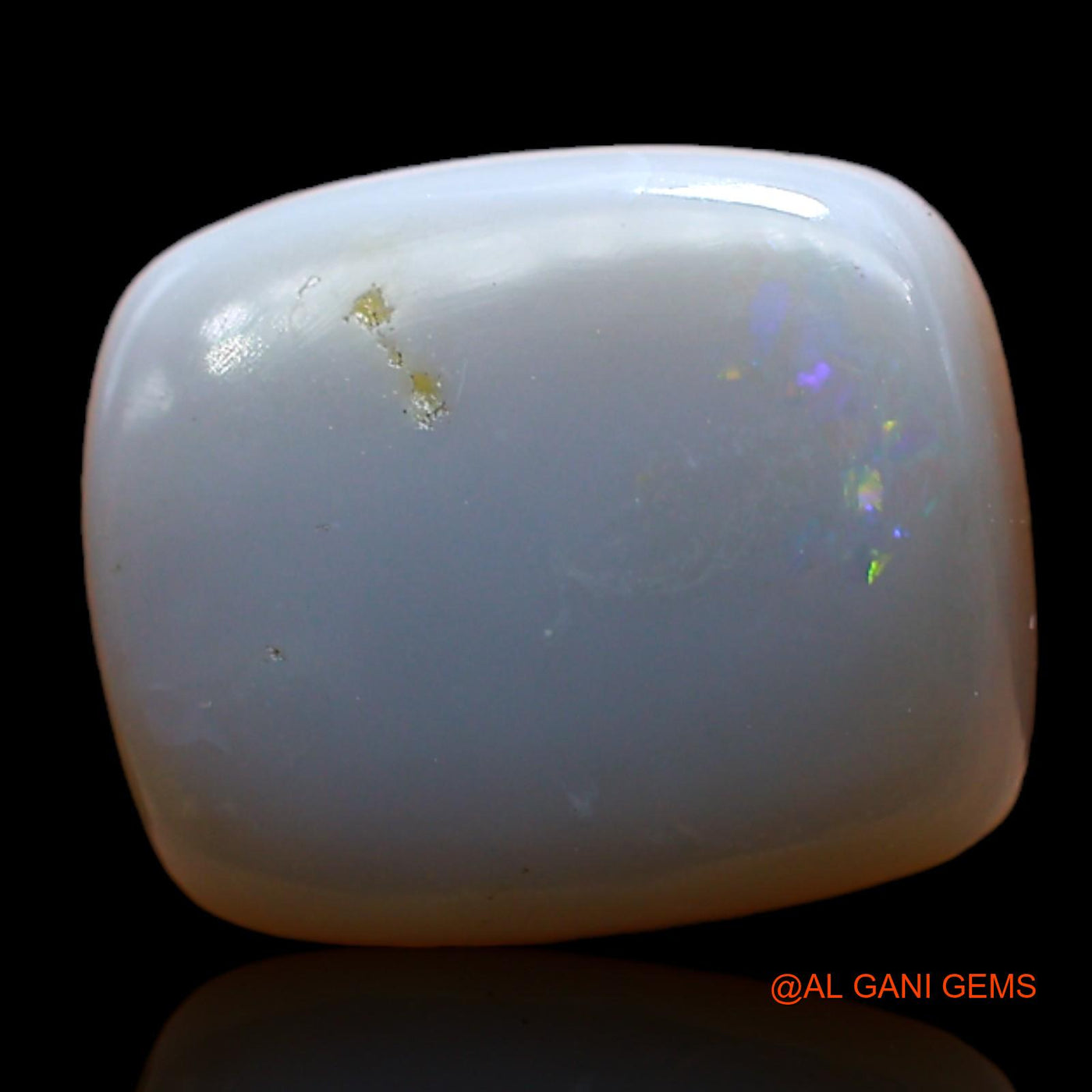 6.00 Cts Natural Australian Fire Opal Oval Cabochon Loose Gemstone For Jewelry 13x11x4 mm AD-58