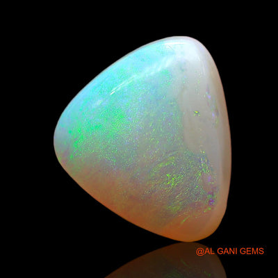 3.00 Cts Natural Australian Fire Opal Loose Gemstone Trillion Cabochon 10x10x5 mm AD-591