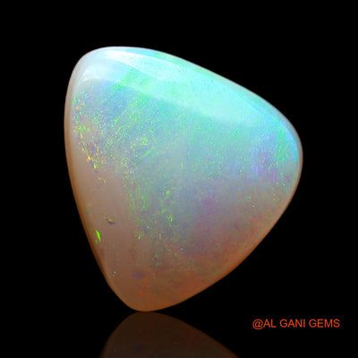 3.00 Cts Natural Australian Fire Opal Loose Gemstone Trillion Cabochon 10x10x5 mm AD-591