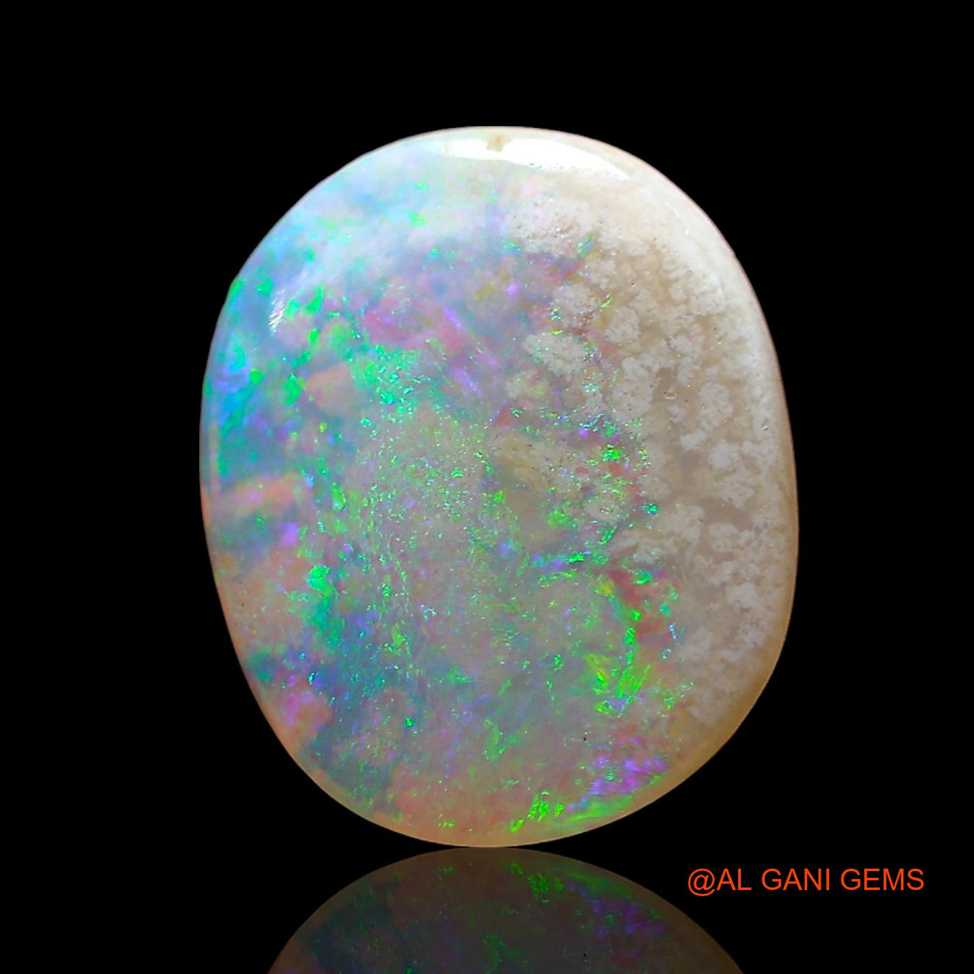 Natural Untreated Fire Opal Loose Gemstone Oval Cabochon From Australia 2.00 Cts 11x9x2 mm AD-592