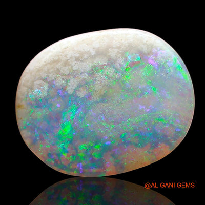 Natural Untreated Fire Opal Loose Gemstone Oval Cabochon From Australia 2.00 Cts 11x9x2 mm AD-592