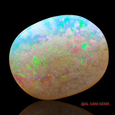 Natural Untreated Fire Opal Loose Gemstone Oval Cabochon From Australia 2.00 Cts 11x9x2 mm AD-592