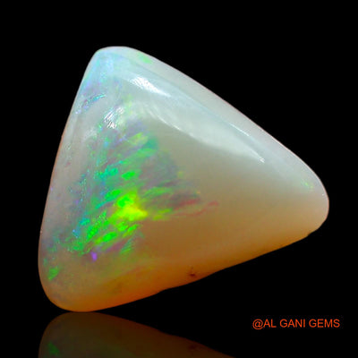 2.00 Cts Natural Australian Fire Opal Loose Gemstone Trillion Cabochon 10x9x4 mm AD-593