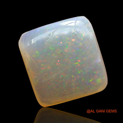 1.00 Cts Natural Australian Fire Opal Loose Gemstone Square Cabochon 9x8x2 mm AD-595