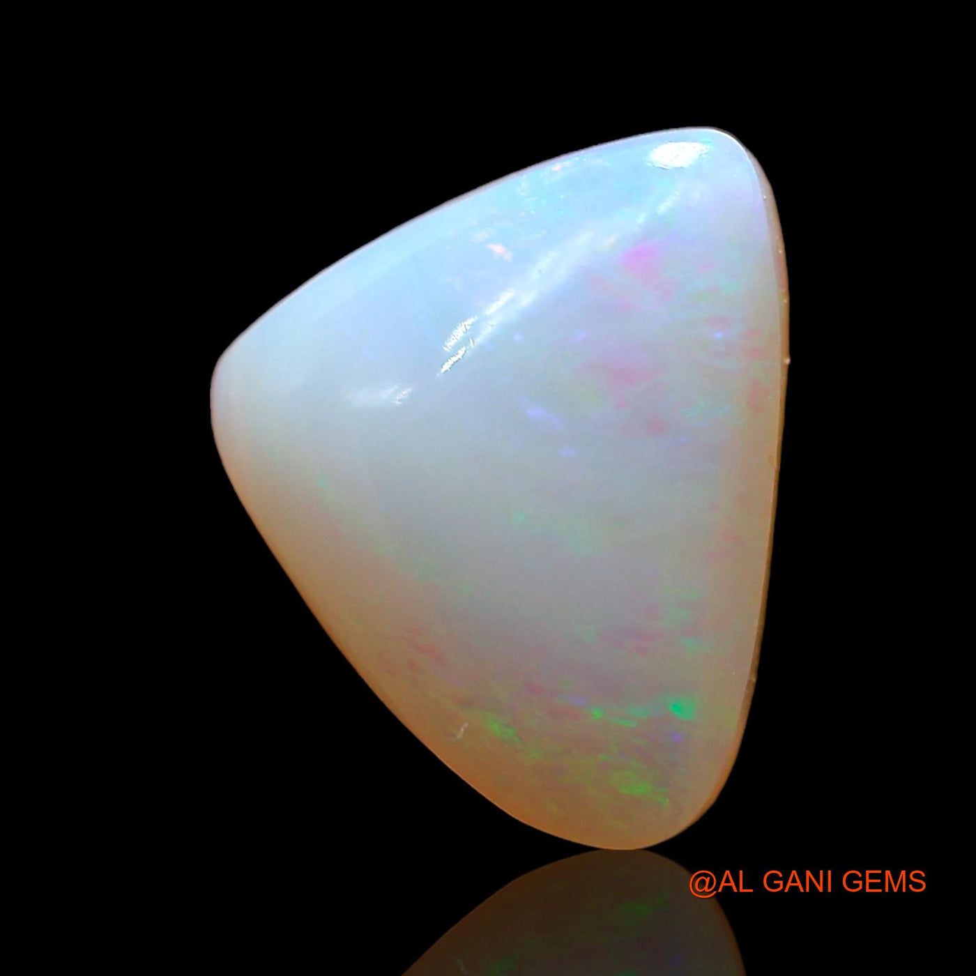 2.00 Cts Natural Australian Fire Opal Loose Gemstone Trillion Cabochon 10x8x4 mm AD-596