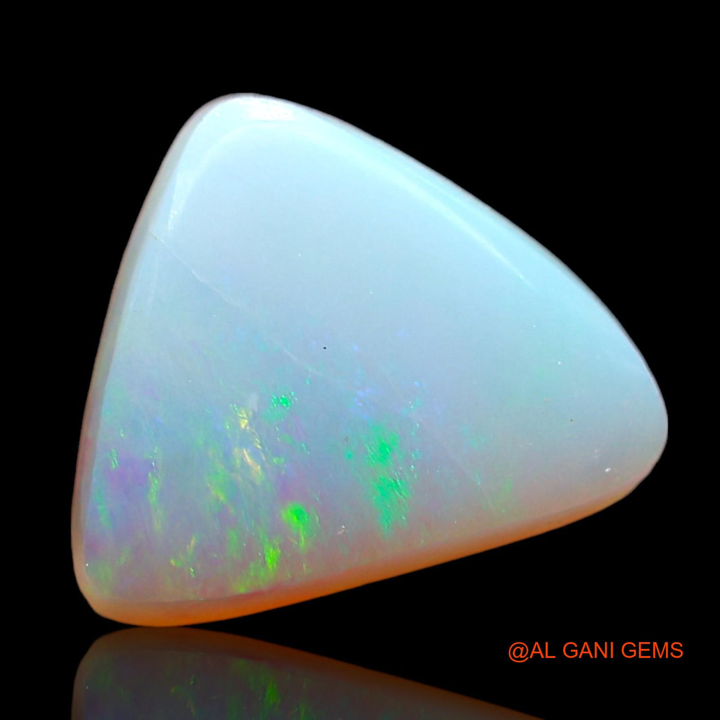 2.00 Cts Natural Australian Fire Opal Loose Gemstone Trillion Cabochon 10x8x4 mm AD-596