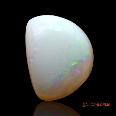 2.00 Cts Unheated Australian Fire Opal Loose Gemstone Fancy Cabochon Natural 10x8x4 mm AD-597