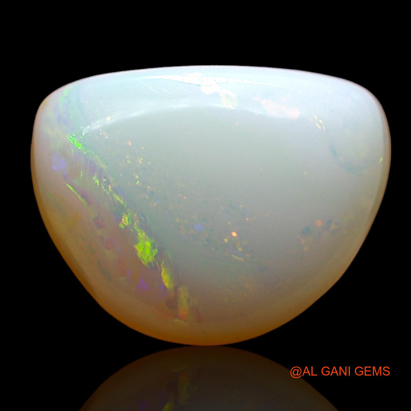 2.00 Cts Unheated Australian Fire Opal Loose Gemstone Fancy Cabochon Natural 10x8x4 mm AD-597