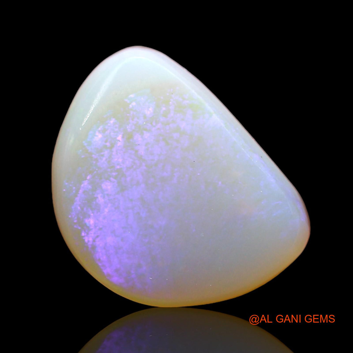 2.00 Cts Unheated Australian Fire Opal Loose Gemstone Fancy Cabochon Natural 10x8x4 mm AD-597