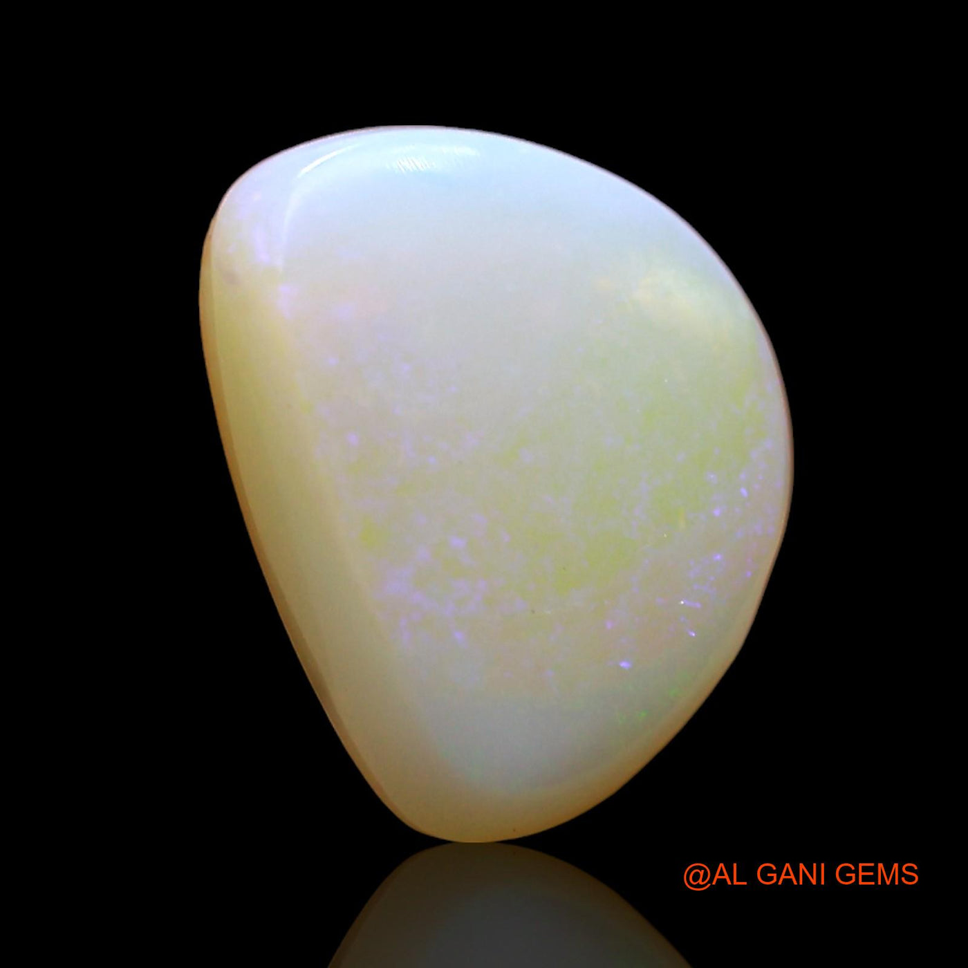 2.00 Cts Unheated Australian Fire Opal Loose Gemstone Fancy Cabochon Natural 10x8x4 mm AD-597