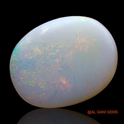 2.00 Cts Natural Australian Fire Opal Loose Gemstone Oval Cabochon 14x11x2 mm AD-59