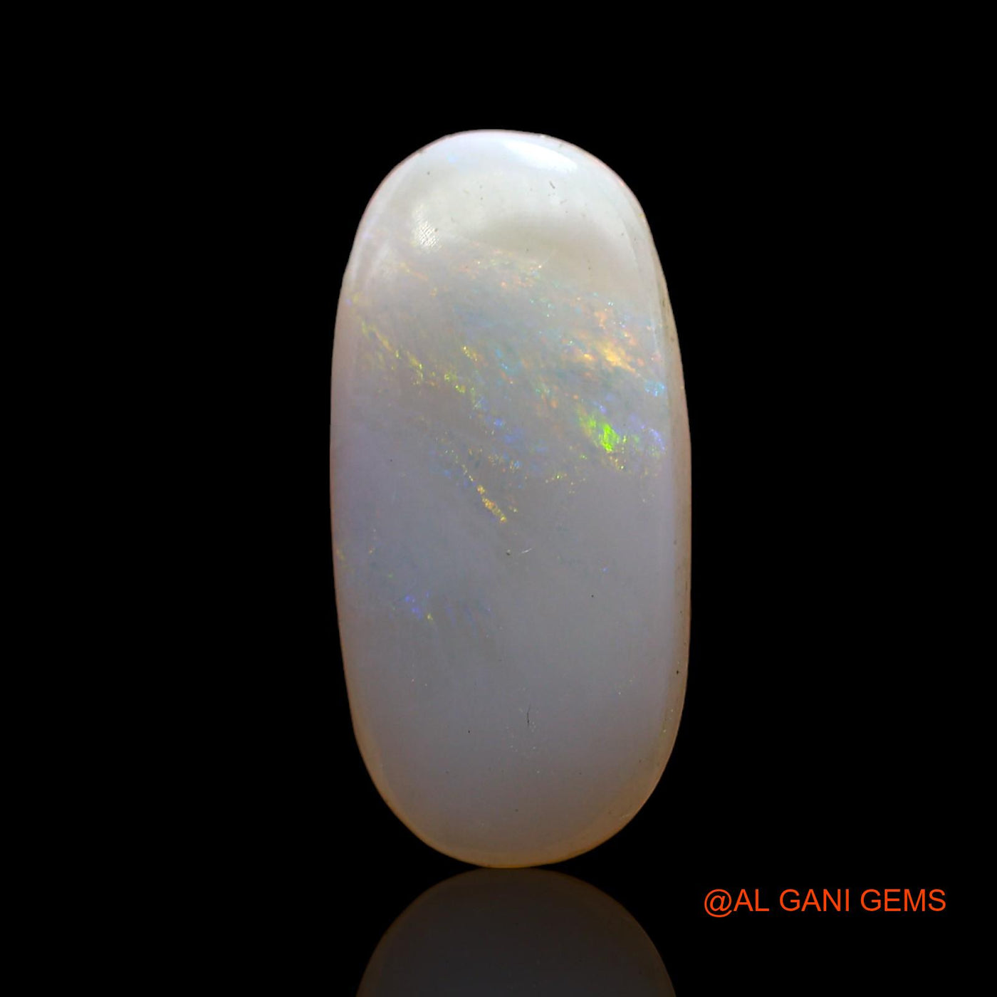 5.00 Cts Unheated Australian Fire Opal Loose Gemstone Oval Cabochon Natural 20x9x3 mm AD-5
