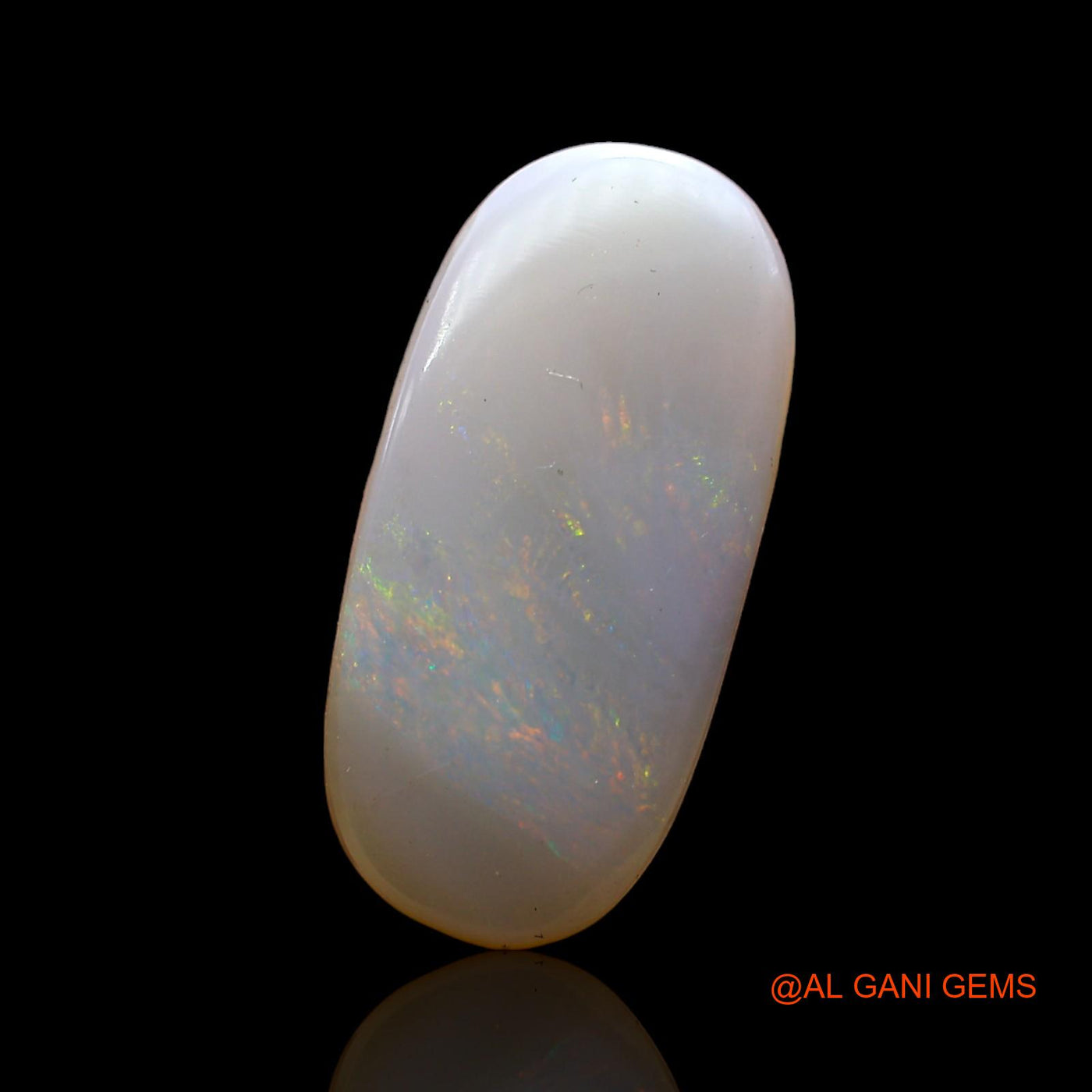 5.00 Cts Unheated Australian Fire Opal Loose Gemstone Oval Cabochon Natural 20x9x3 mm AD-5