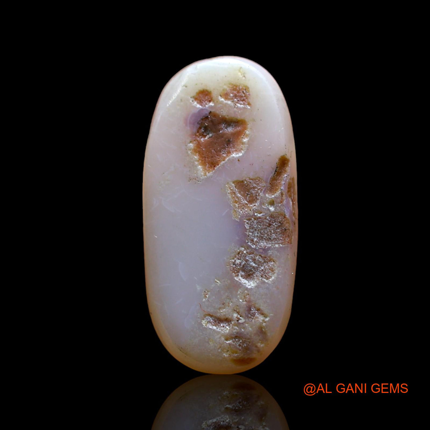 5.00 Cts Unheated Australian Fire Opal Loose Gemstone Oval Cabochon Natural 20x9x3 mm AD-5