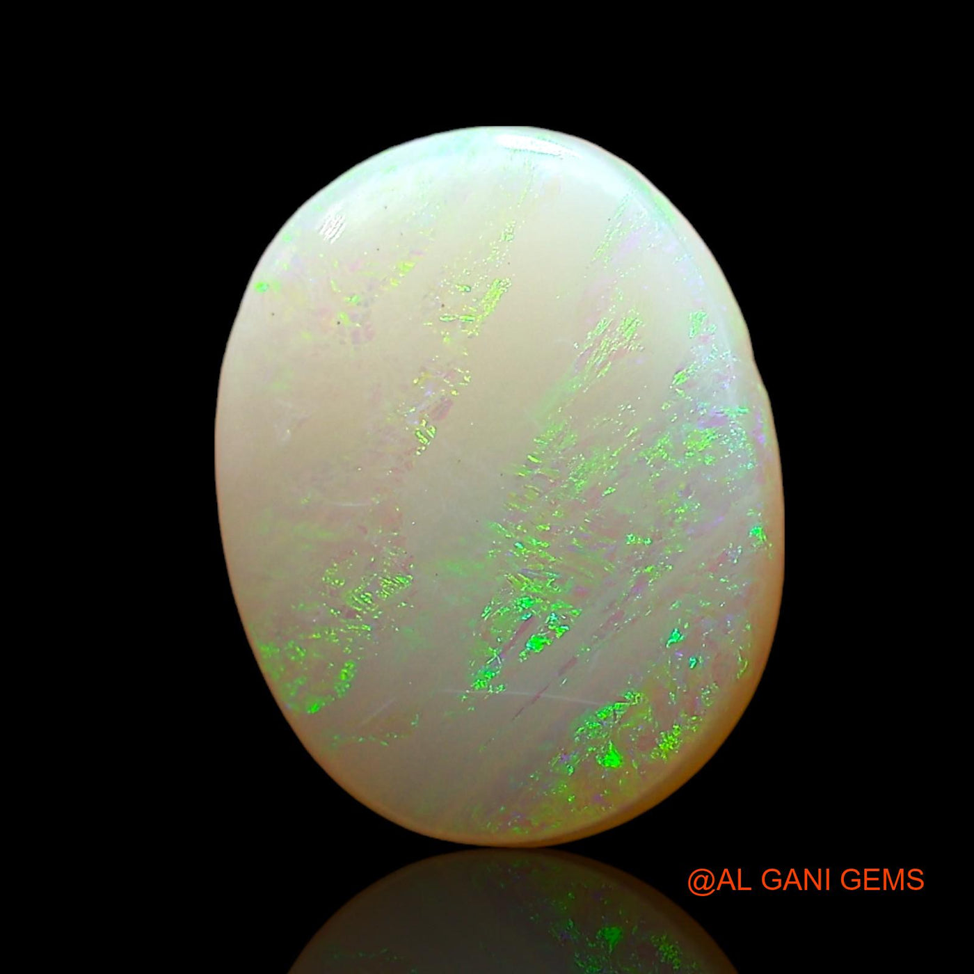 1.00 Cts Natural Australian Fire Opal Oval Cabochon Loose Gemstone For Jewelry 10x8x2 mm AD-600