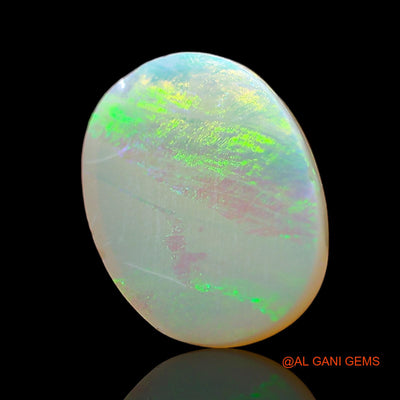 1.00 Cts Natural Australian Fire Opal Oval Cabochon Loose Gemstone For Jewelry 10x8x2 mm AD-600