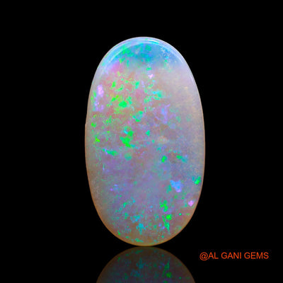 Natural Untreated Fire Opal Loose Gemstone Oval Cabochon From Australia 6.00 Cts 22x13x3 mm AD-601