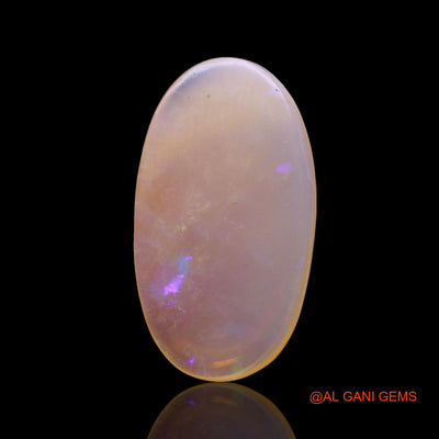5.00 Cts Natural Australian Fire Opal Loose Gemstone Oval Cabochon 20x11x3 mm AD-602