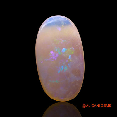 5.00 Cts Natural Australian Fire Opal Loose Gemstone Oval Cabochon 20x11x3 mm AD-602
