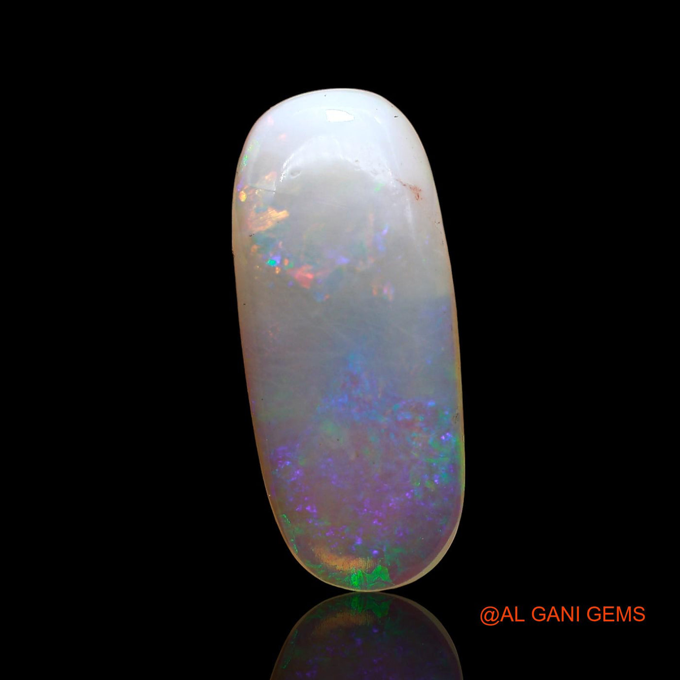 Natural Untreated Fire Opal Loose Gemstone Oval Cabochon From Australia 4.00 Cts 20x8x3 mm AD-603