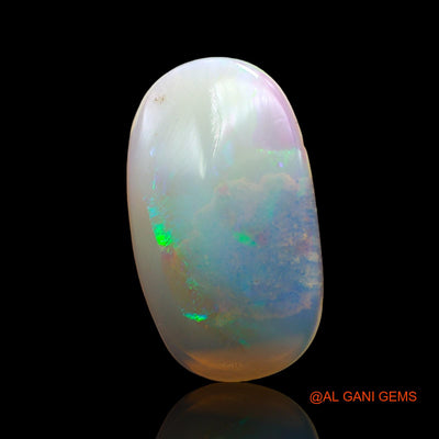 Natural Fire Opal Gemstone 3.00 Cts Loose Oval Cabochon From Australia 19x11x2 mm AD-604