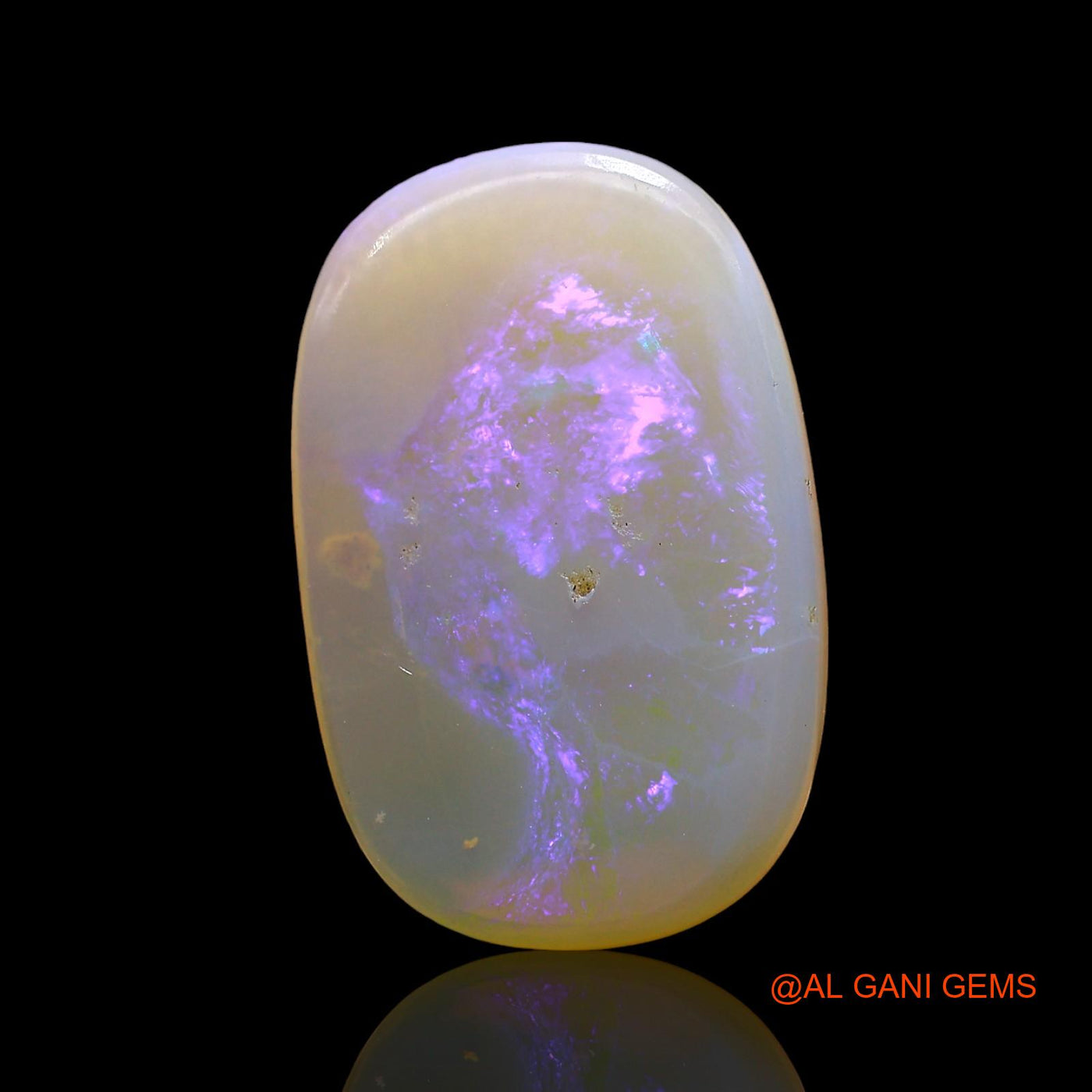 5.00 Cts Natural Australian Fire Opal Loose Gemstone Oval Cabochon 18x12x2 mm AD-605