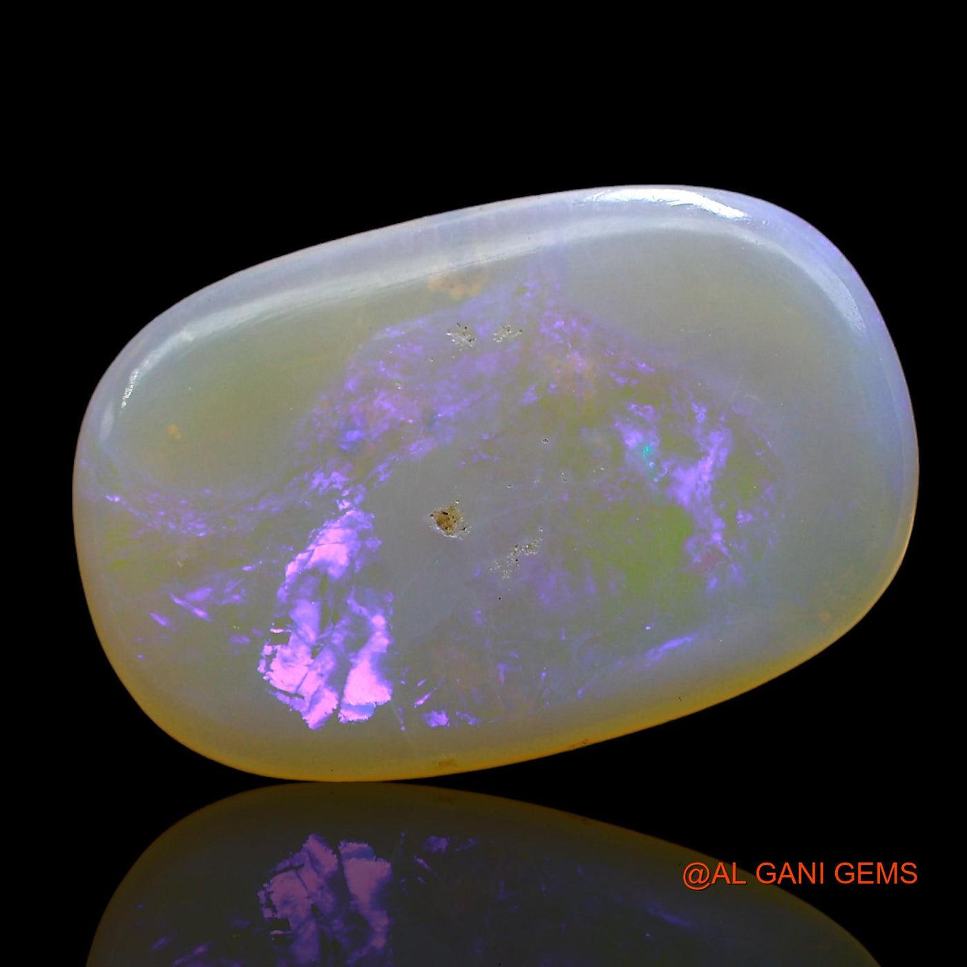 5.00 Cts Natural Australian Fire Opal Loose Gemstone Oval Cabochon 18x12x2 mm AD-605