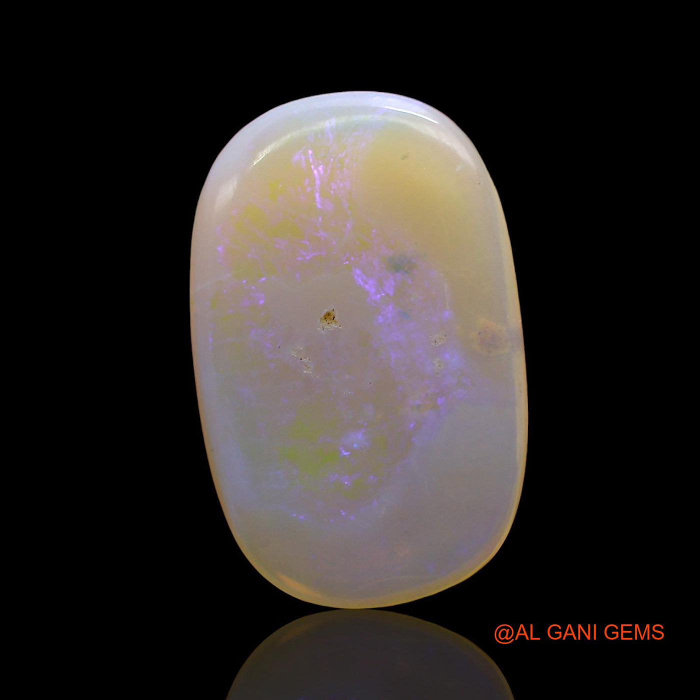 5.00 Cts Natural Australian Fire Opal Loose Gemstone Oval Cabochon 18x12x2 mm AD-605