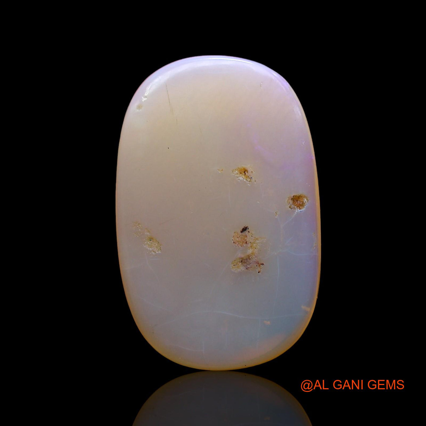 5.00 Cts Natural Australian Fire Opal Loose Gemstone Oval Cabochon 18x12x2 mm AD-605