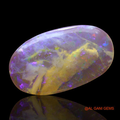 Natural Fire Opal Gemstone 5.00 Cts Loose Oval Cabochon From Australia 19x11x3 mm AD-606