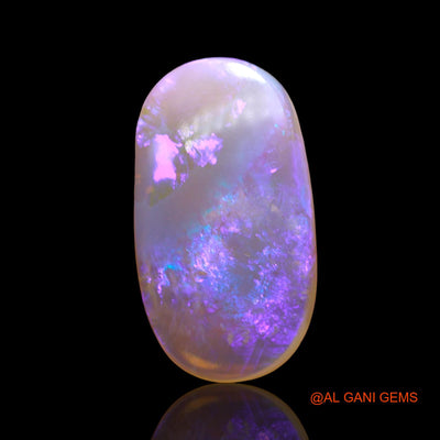 5.00 Cts Unheated Australian Fire Opal Loose Gemstone Oval Cabochon Natural 18x10x3 mm AD-607