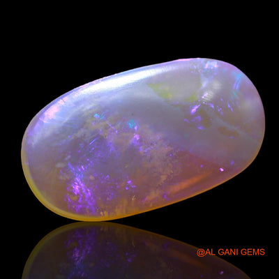 5.00 Cts Unheated Australian Fire Opal Loose Gemstone Oval Cabochon Natural 18x10x3 mm AD-607