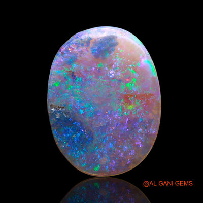 3.00 Cts Natural Australian Fire Opal Loose Gemstone Oval Cabochon 17x13x2 mm AD-608