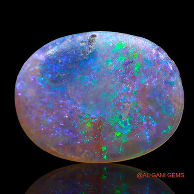 3.00 Cts Natural Australian Fire Opal Loose Gemstone Oval Cabochon 17x13x2 mm AD-608