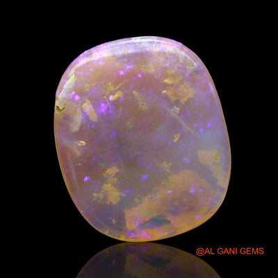 5.00 Cts Natural Australian Fire Opal Loose Gemstone Oval Cabochon 16x14x3 mm AD-609