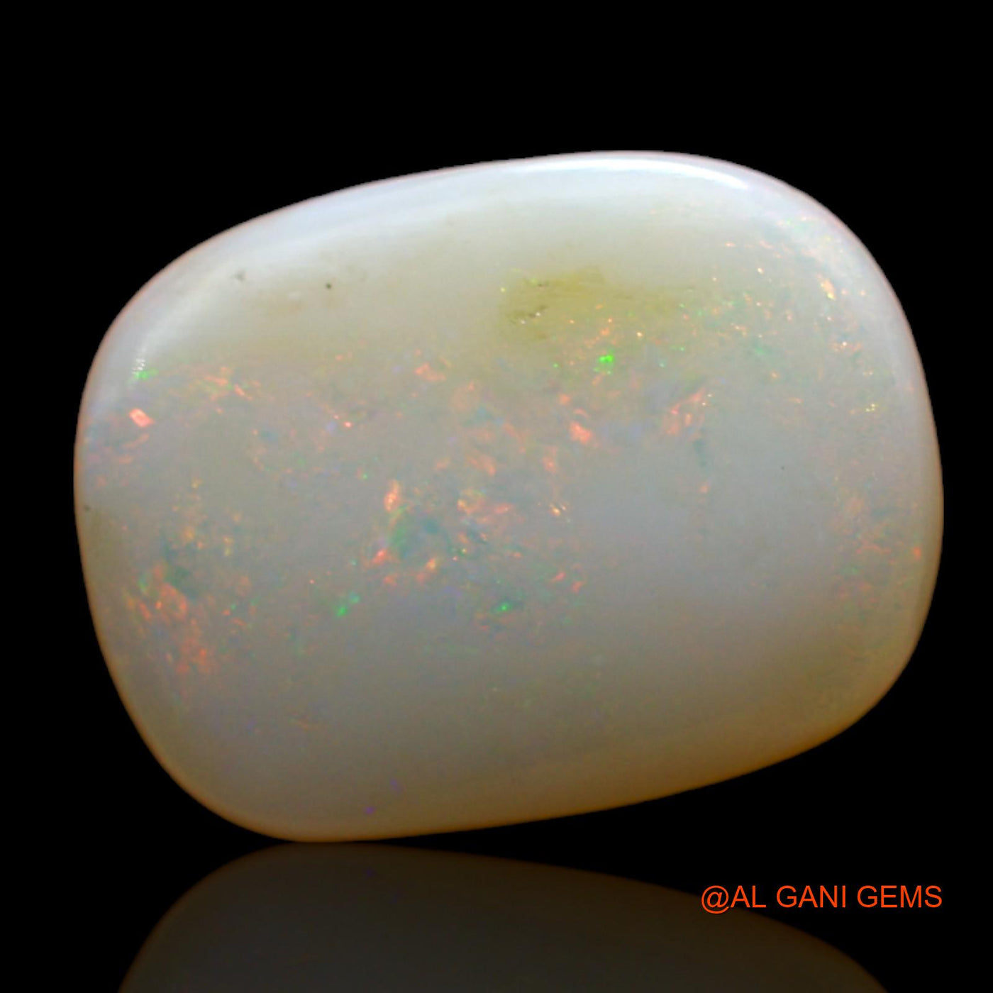 4.00 Cts Natural Australian Fire Opal Oval Cabochon Loose Gemstone For Jewelry 13x10x3 mm AD-60