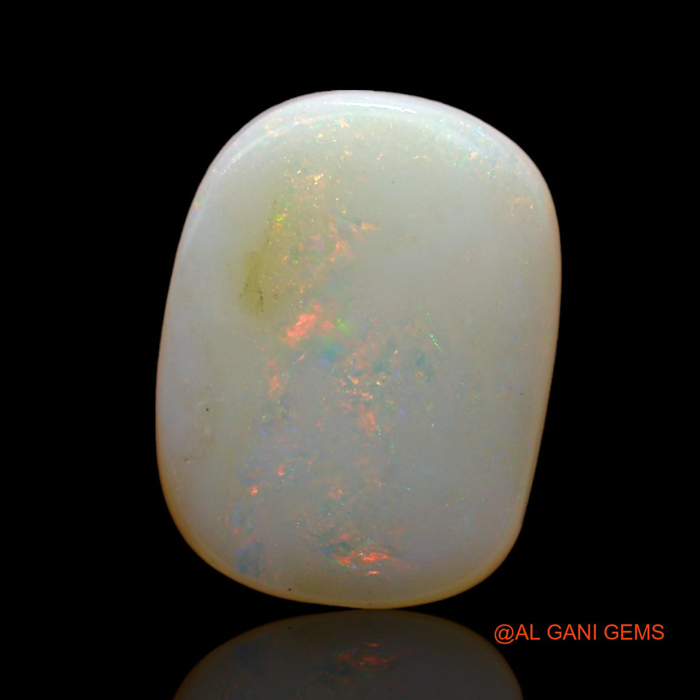 4.00 Cts Natural Australian Fire Opal Oval Cabochon Loose Gemstone For Jewelry 13x10x3 mm AD-60