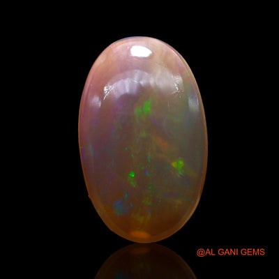 6.00 Cts Unheated Australian Fire Opal Loose Gemstone Oval Cabochon Natural 17x11x4 mm AD-610