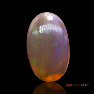 6.00 Cts Unheated Australian Fire Opal Loose Gemstone Oval Cabochon Natural 17x11x4 mm AD-610
