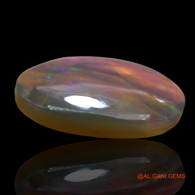 6.00 Cts Unheated Australian Fire Opal Loose Gemstone Oval Cabochon Natural 17x11x4 mm AD-610