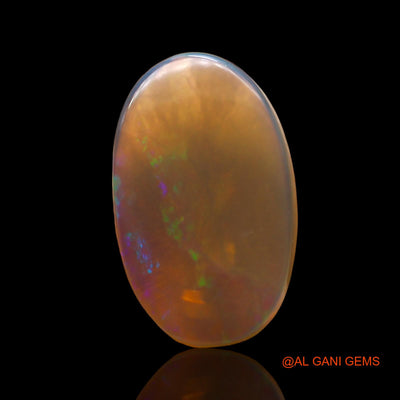 6.00 Cts Unheated Australian Fire Opal Loose Gemstone Oval Cabochon Natural 17x11x4 mm AD-610