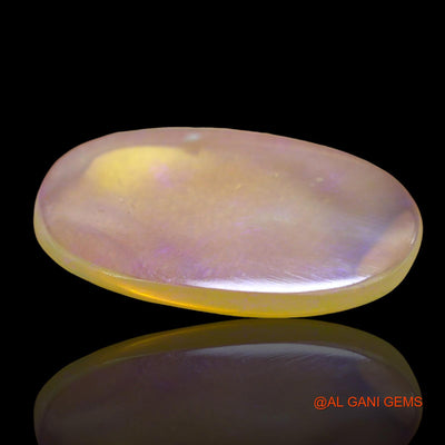 Natural Untreated Fire Opal Loose Gemstone Oval Cabochon From Australia 3.00 Cts 19x11x2 mm AD-611