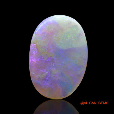 Natural Fire Opal Gemstone 5.00 Cts Loose Oval Cabochon From Australia 17x12x3 mm AD-612