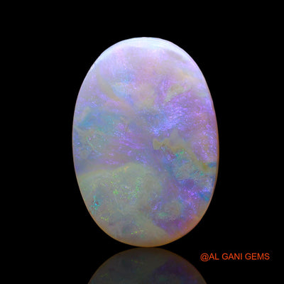 Natural Fire Opal Gemstone 5.00 Cts Loose Oval Cabochon From Australia 17x12x3 mm AD-612