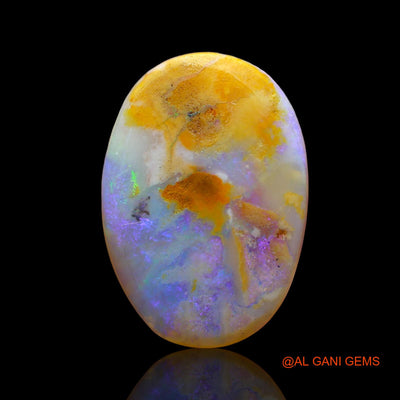 Natural Fire Opal Gemstone 5.00 Cts Loose Oval Cabochon From Australia 17x12x3 mm AD-612
