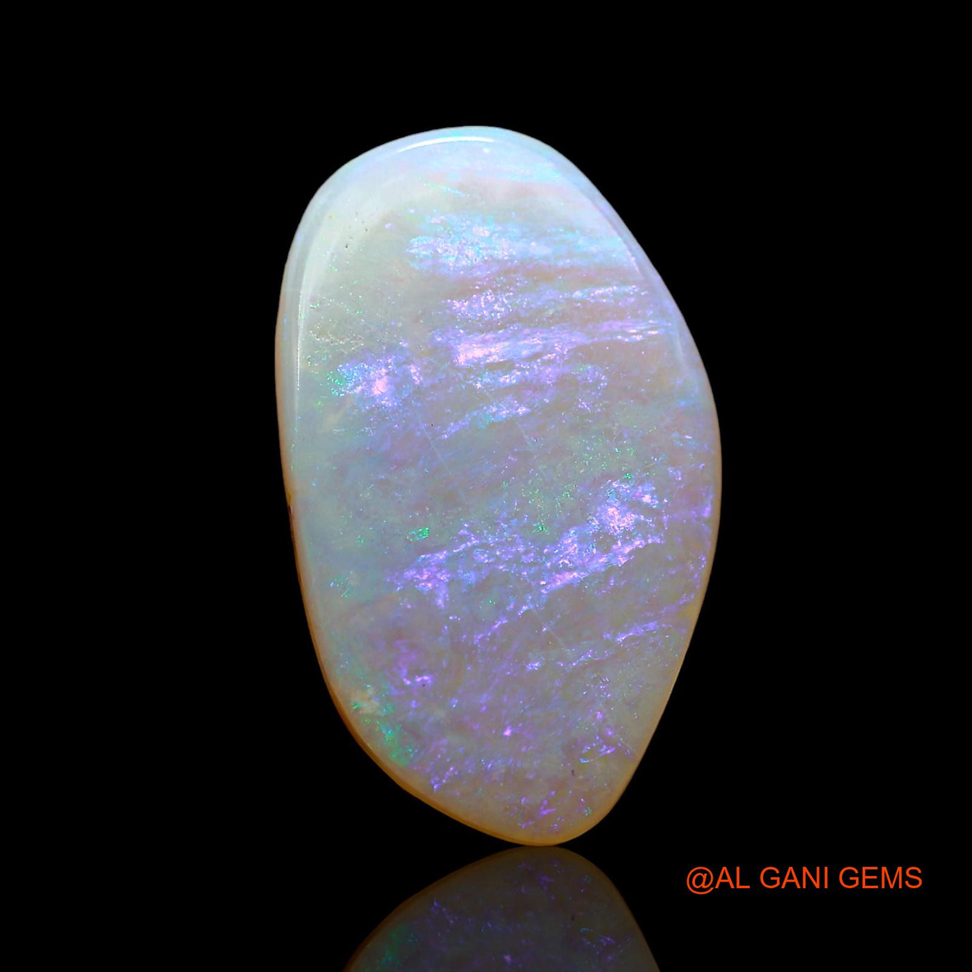 Natural Fire Opal Gemstone 5.00 Cts Loose Fancy Cabochon From Australia 18x11x3 mm AD-616