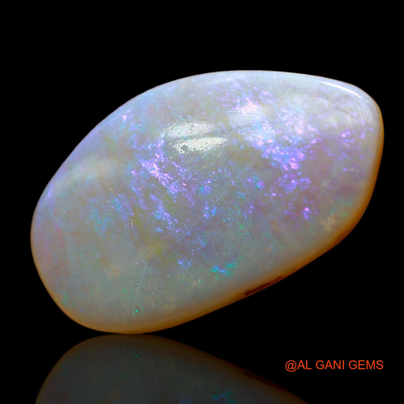 Natural Fire Opal Gemstone 5.00 Cts Loose Fancy Cabochon From Australia 18x11x3 mm AD-616