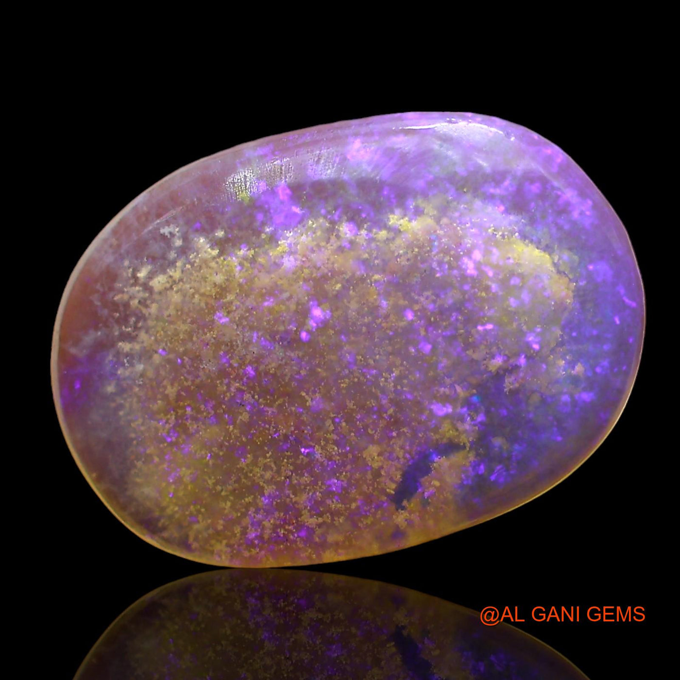 3.00 Cts Natural Australian Fire Opal Loose Gemstone Oval Cabochon 17x12x3 mm AD-617